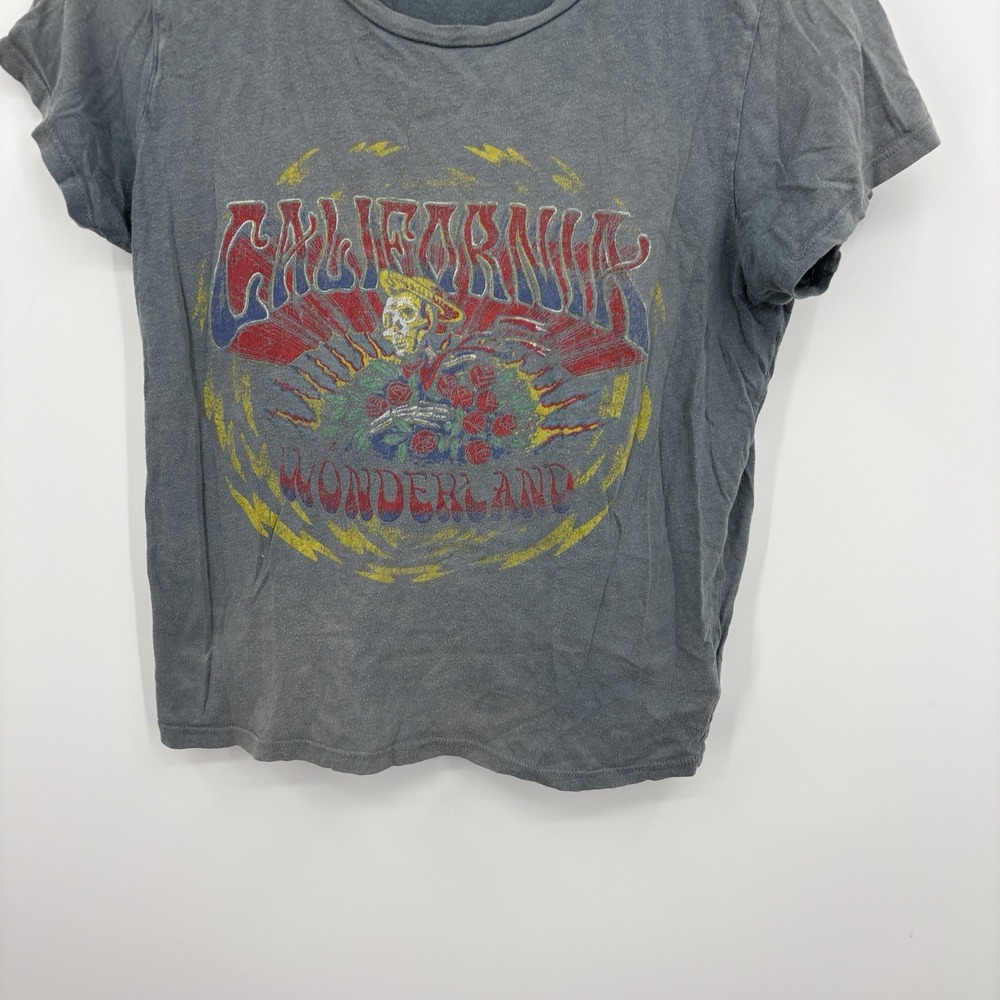 Mother The Lil Goodie Goodie Tee Small Cropped T-Shirt Cotton Wonderland Retro - Picture 4 of 9